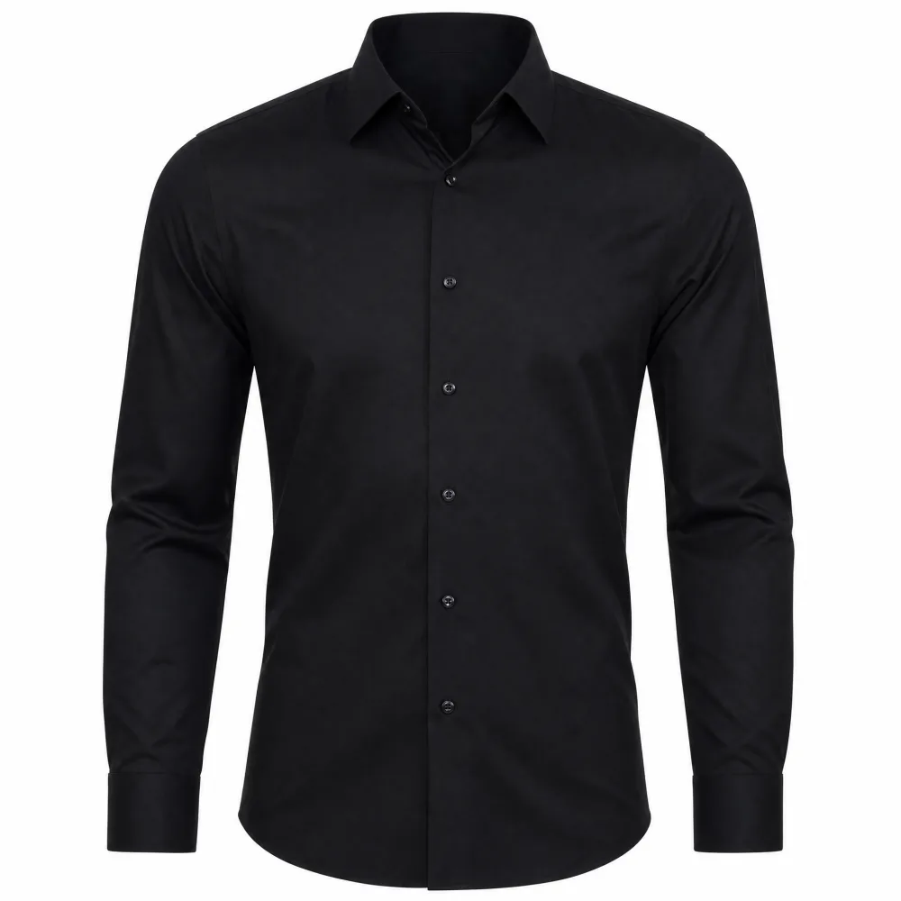 Camisa Social Preta Slim