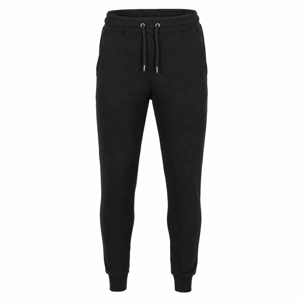 Calça de Moletom Preta com Punho